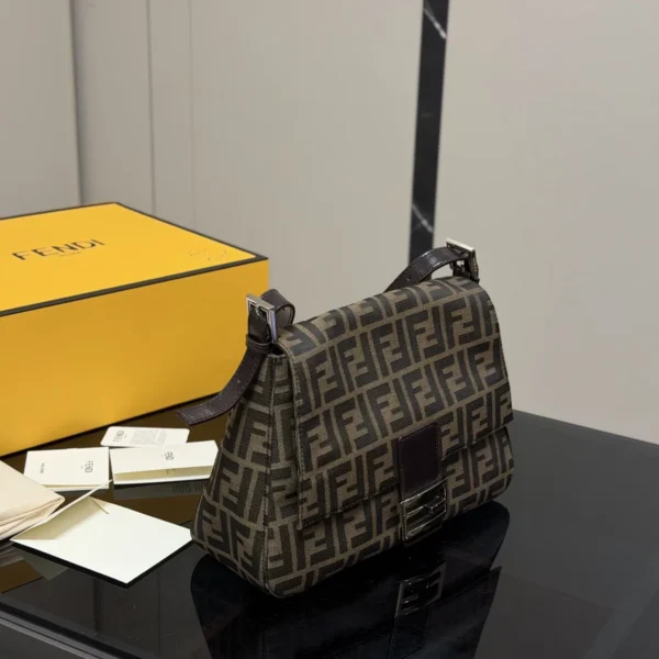 Fendi Baguette Monogram Canvas Bag