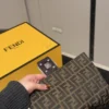 Fendi Baguette Monogram Canvas Bag