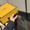 Fendi Baguette Monogram Canvas Bag