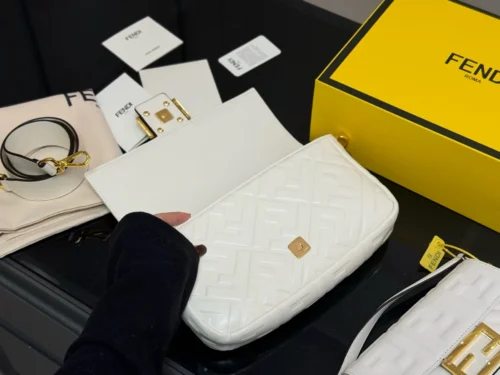 Fendi Baguette Leather Bag Style 0029