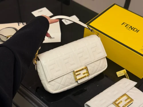 Fendi Baguette Leather Bag Style 0029