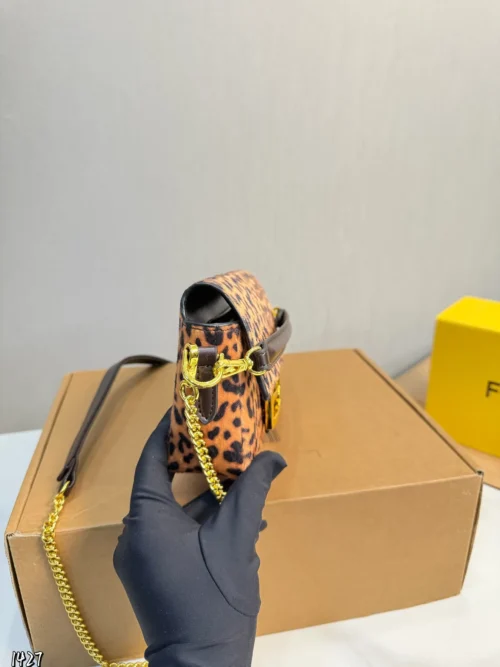 Fendi Baguette Brown Monogram Bag