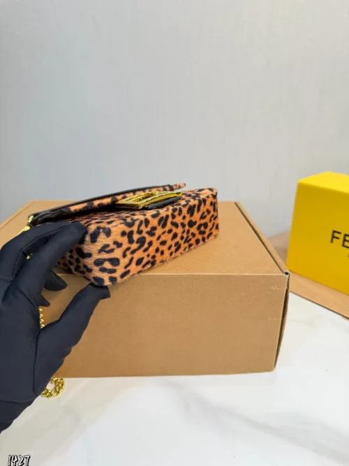 Fendi Baguette Brown Monogram Bag