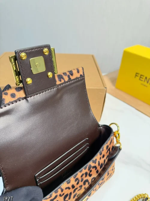 Fendi Baguette Brown Monogram Bag