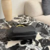 Fendi Spy Black Calfskin Saddle Bag