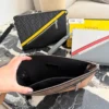 Fendi White Monogram Leather Clutch Bag