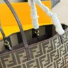 Fendi Brown Monogram Leather Wallet