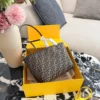 Fendi Brown Monogram Leather Wallet