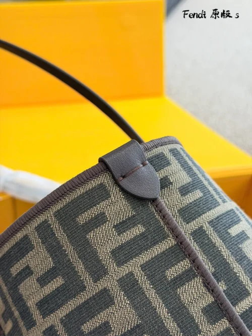 Fendi Brown Monogram Leather Wallet