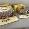 Fendi Gray Monogram Shoulder Bag