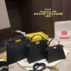 Fendi Peekaboo Small Gold Handbag Style 0178