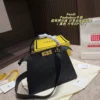 Fendi Peekaboo Small Gold Handbag Style 0178