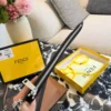 Fendi Black Monogram Canvas Wallet