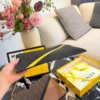Fendi Black Monogram Canvas Wallet