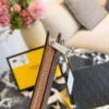 Fendi Black Monogram Canvas Wallet