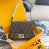 Fendi Baguette Monogram Canvas Backpack