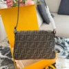 Fendi Baguette Monogram Canvas Backpack