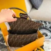 Fendi Baguette Monogram Canvas Backpack