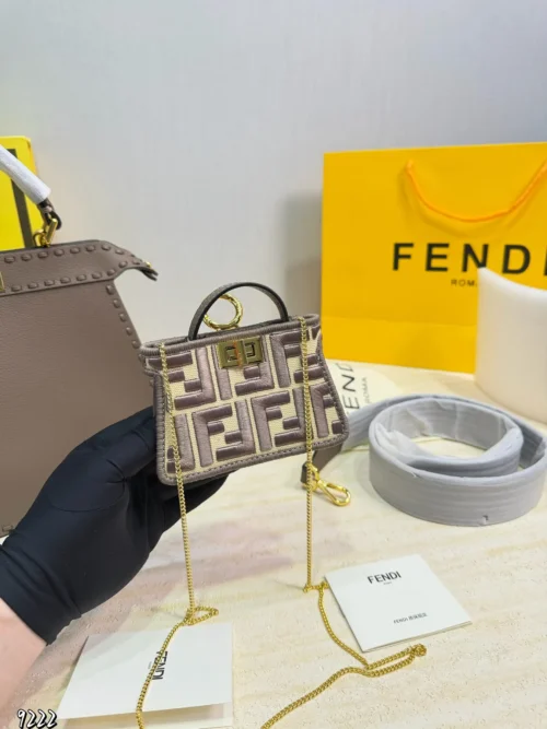 Fendi Peekaboo Leather Wallet