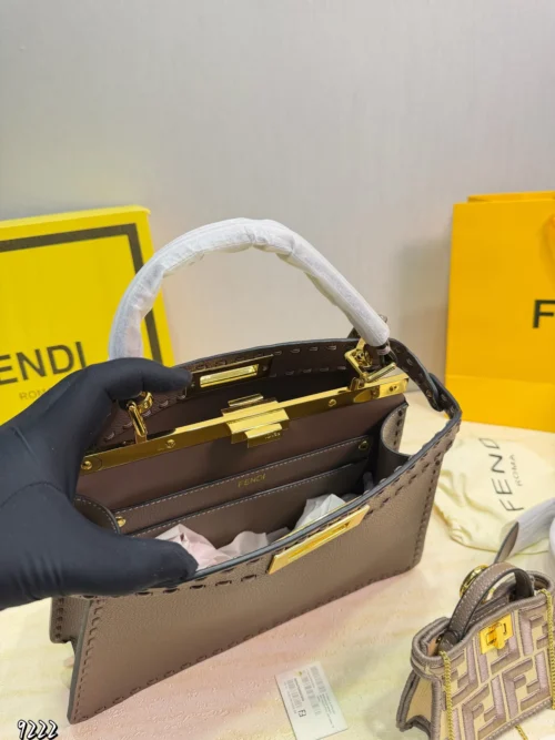 Fendi Peekaboo Leather Wallet