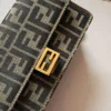 Fendi Chain Leather Crossbody Bag