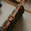 Fendi Chain Leather Crossbody Bag