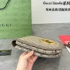 Gucci GG Supreme Brown Chain Leather Hobo Bag Style 0005