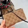 Gucci Black Monogram Leather Bucket Bag