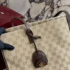 Gucci Brown Monogram Leather Tote Bag Style 0025