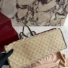 Gucci Brown Monogram Leather Tote Bag Style 0025