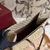 Gucci Brown Monogram Leather Tote Bag Style 0025