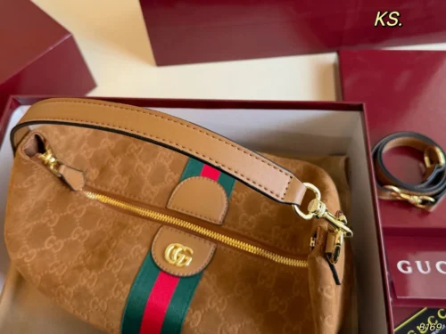 Gucci Monogram Hobo Bag