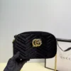 Gucci Black Chain Leather Vanity Bag Style 0042
