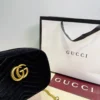 Gucci Black Chain Leather Vanity Bag Style 0042