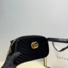 Gucci Black Chain Leather Vanity Bag Style 0042