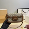 Gucci Gold Chain Baguette Bag