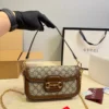 Gucci Gold Chain Baguette Bag