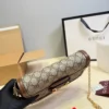 Gucci Gold Chain Baguette Bag