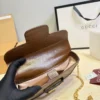 Gucci Gold Chain Baguette Bag