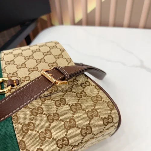 Gucci Horsebit Monogram Top Handle Bag
