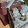 Gucci GG Supreme Brown Monogram Canvas Wallet