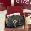 Gucci Marmont Chain Lambskin Vanity Bag