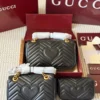 Gucci Marmont Chain Lambskin Vanity Bag
