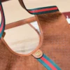 Gucci GG Supreme Brown Monogram Leather Card Holder