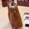 Gucci GG Supreme Brown Monogram Leather Card Holder