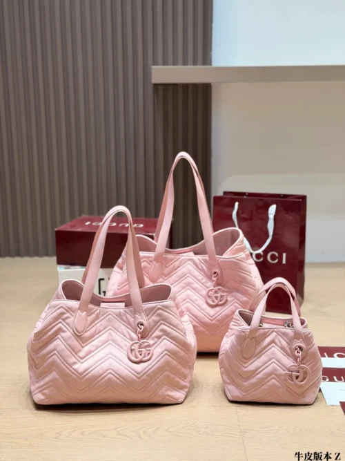 Gucci Marmont Small Leather Tote Bag