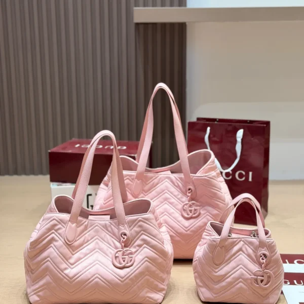 Gucci Marmont Small Leather Tote Bag