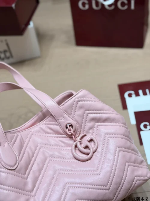 Gucci Marmont Small Leather Tote Bag
