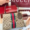 Gucci GG Supreme Beige Monogram Canvas Handbag