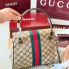 Gucci GG Supreme Beige Monogram Canvas Handbag